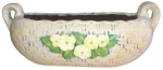 Κεραμική Ζαρντινιέρα Με Λουλούδια 16cm×38cm Λευκό