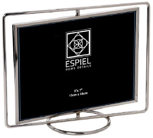 Classic κορνίζα μεταλλική 20x15 εκ σε ασημί απόχρωση οριζόντια για φωτογραφία 18x13 εκ