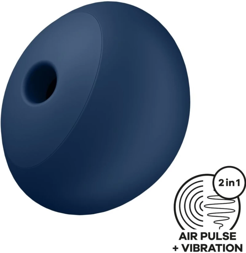 SATISFYER - AIR POWER 4 STIMULATOR & VIBRATOR 12 VIBRATIONS BLUE - ( Κωδικός Προϊόντος : D-241549 )