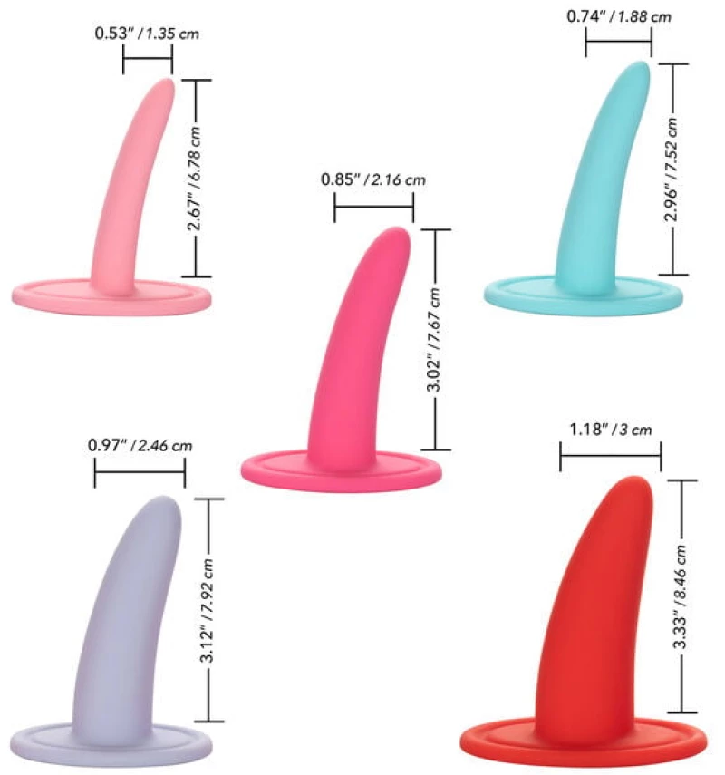 Calexotics She-ology 5-piece Wearable Vaginal Dilator Set - ( Κωδικός Προϊόντος : D-224021 )