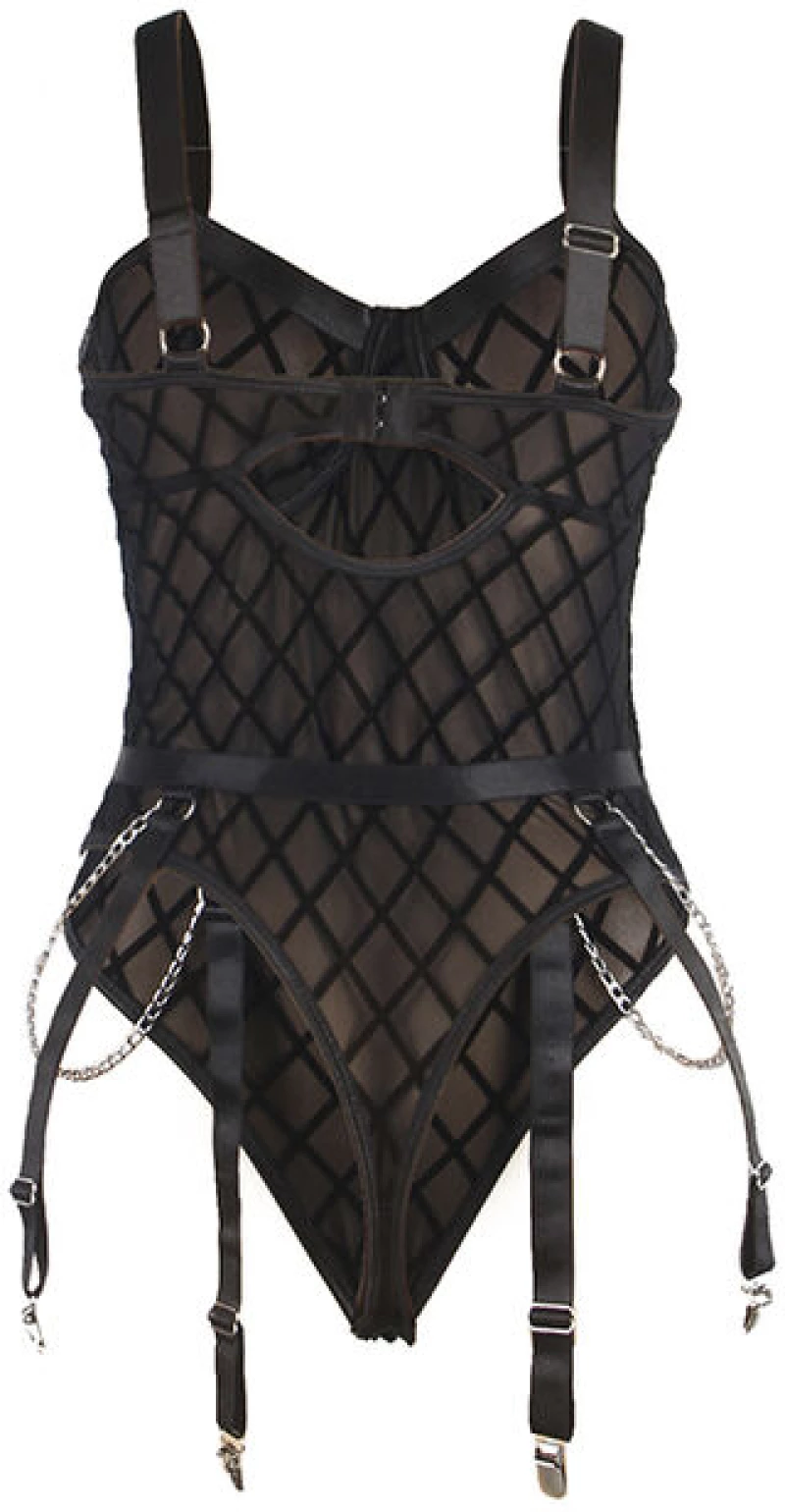 SUBBLIME - 9542277 BODY WITH CHAINS + GARTER BELT - ( Κωδικός Προϊόντος : D-242206 )