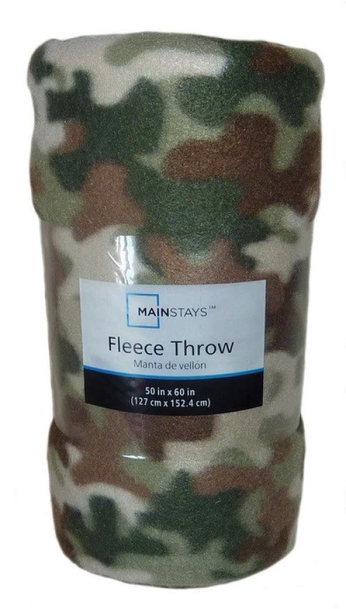 Mainstays 67725 Fleece Throw (Camo)