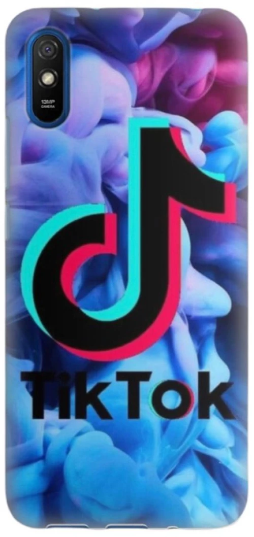 Tik Tok Silicone case for Xiaomi Redmi 9A blue