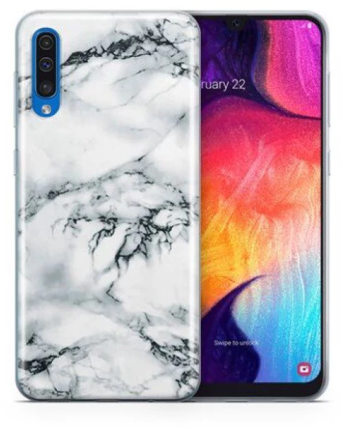 Θήκη Wozinsky Marble TPU case cover for Samsung A70 white