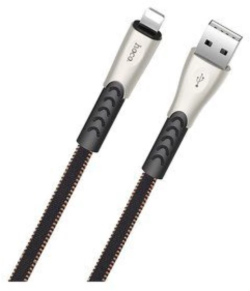 HOCO Superior speed charging data cable for iPhone Lightning 8-pin U48 black 1.2m