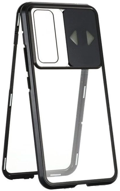 Wozinsky Magnetic Cam Slider Case Full Body Cover built-in front glass lens rotector Θήκη για Samsung Galaxy S20 black