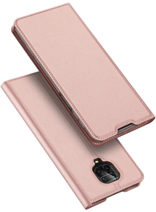 DUX DUCIS Skin Pro Bookcase type case Θήκη για Xiaomi Redmi Note 9 Pro / Redmi Note 9S pink