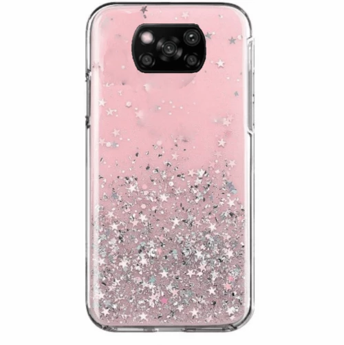 Wozinsky Star Glitter Shining Cover Θήκη για Xiaomi Poco X3 NFC pink