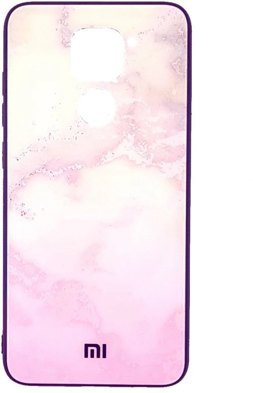 Hard Glass case Θήκη για Xiaomi Redmi Note 9 Sky Pink*
