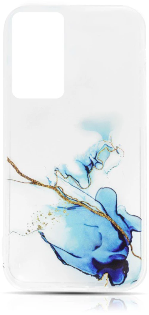 Watercolor Marble Xiaomi Redmi Note 10/Note 10s style 2 transparent-blue lines*