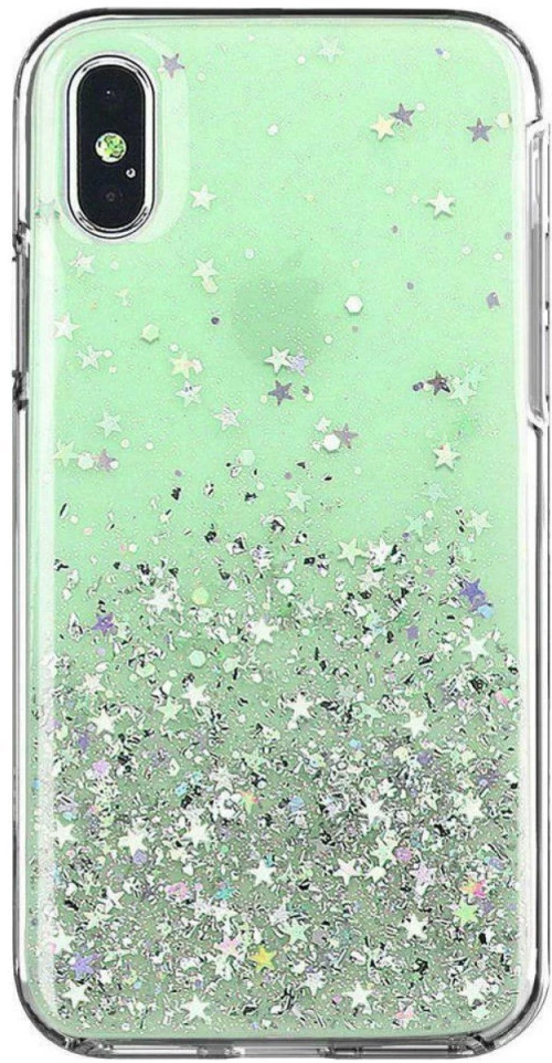 Wozinsky Star Glitter Shining Cover for Xiaomi Redmi 9A green*