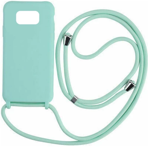 Cord Silicone back cover Case με κορδόνι για Xiaomi Poco X3 NFC / X3 Pro mint*