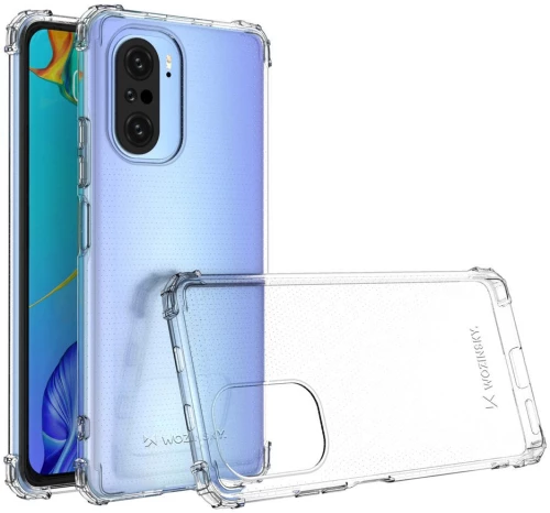 Wozinsky Anti Shock durable case with Military Grade Protection Θήκη για Xiaomi Redmi K40 Pro+ / K40 Pro / K40 / Poco F3 / Mi 11i transparent