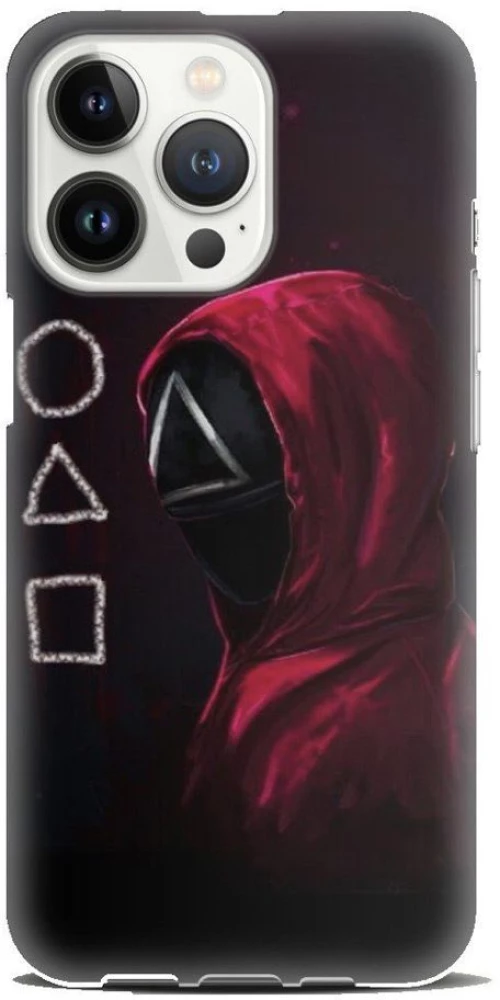 Squid Game Silicone case Θήκη για Iphone 13 Pro black-red