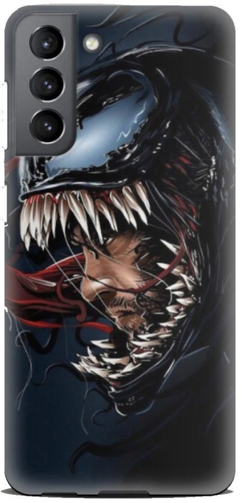 Venom Silicone case Θήκη για Samsung Galaxy S21 Plus blue-black