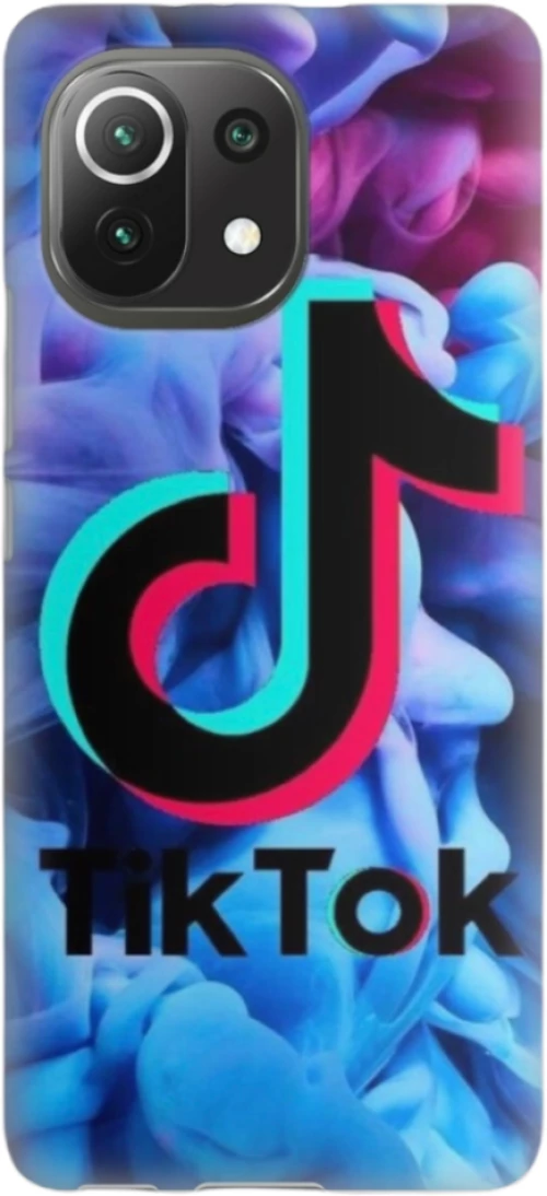 Tik Tok Silicone case Θήκη για Xiaomi 11 Lite NE / Mi 11 Lite blue