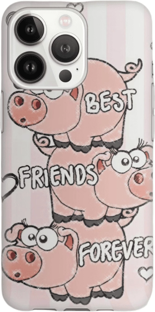 Friends Silicone case Θήκη για Iphone 13 Pro Pink