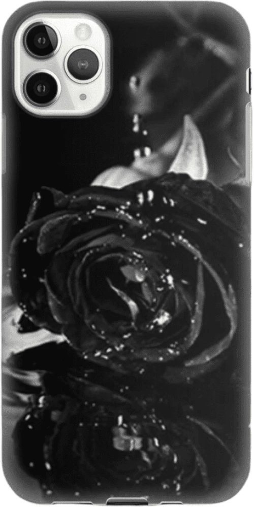 Black Rose Silicone case Θήκη για Iphone 12 Pro Max