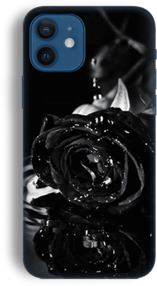 Black Rose Silicone case Θήκη για Iphone 11