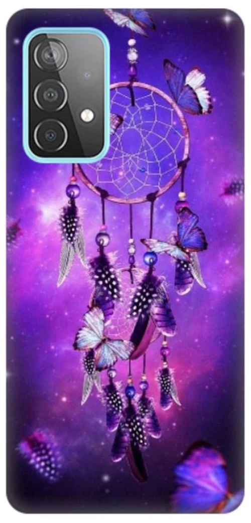 Dream Catcher Silicone case Θήκη για Samsung Galaxy A32 4G purple