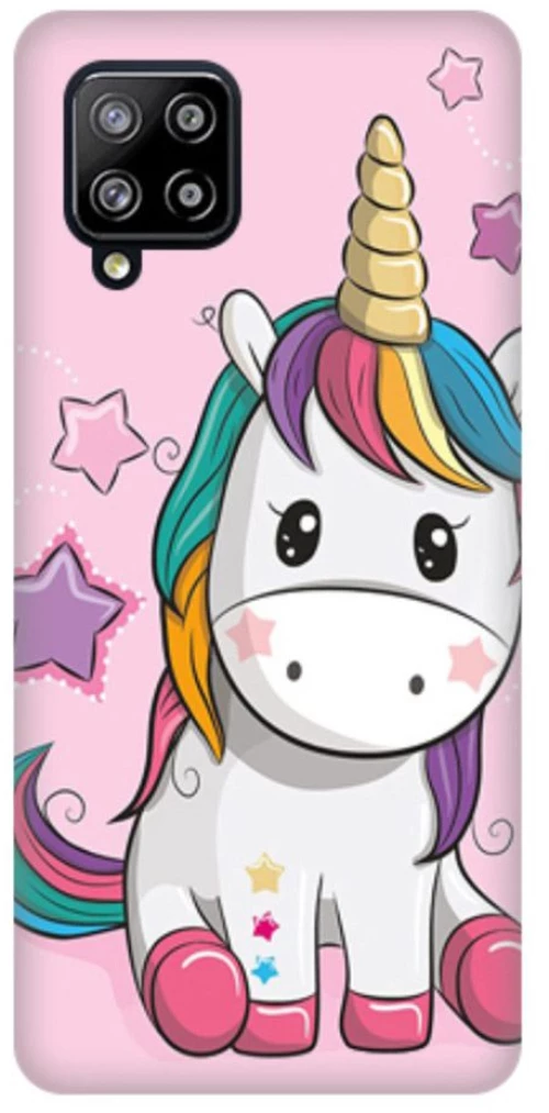 Baby Unicorn Silicone case Θήκη για Samsung Galaxy A22 4G pink