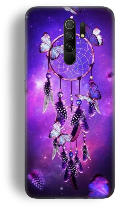 Dream Catcher Silicone case for Xiaomi Redmi 9 purple