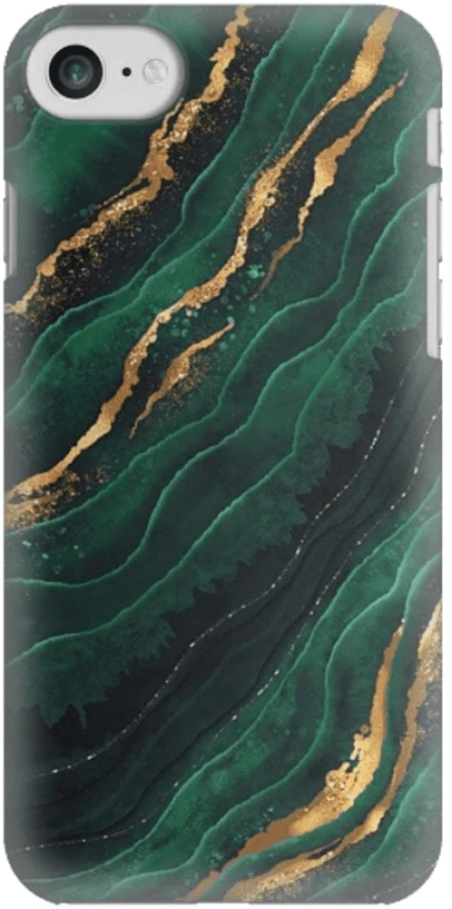 Marble Silicone case Θήκη για Iphone 7 / 8 / SE 2020/SE 2022 green