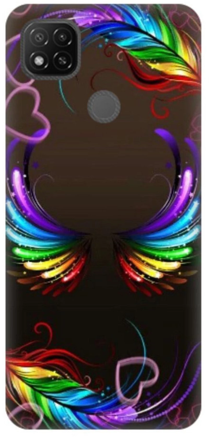 Feathers Silicone case for Xiaomi Redmi 9C multicolour