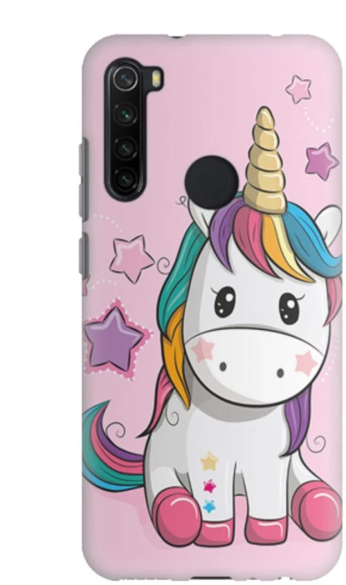 Baby Unicorn Silicone case Θήκη για Xiaomi Redmi Note 8 pink