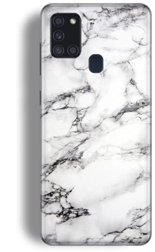 Marble Silicone case Θήκη για Samsung Galaxy A21S white