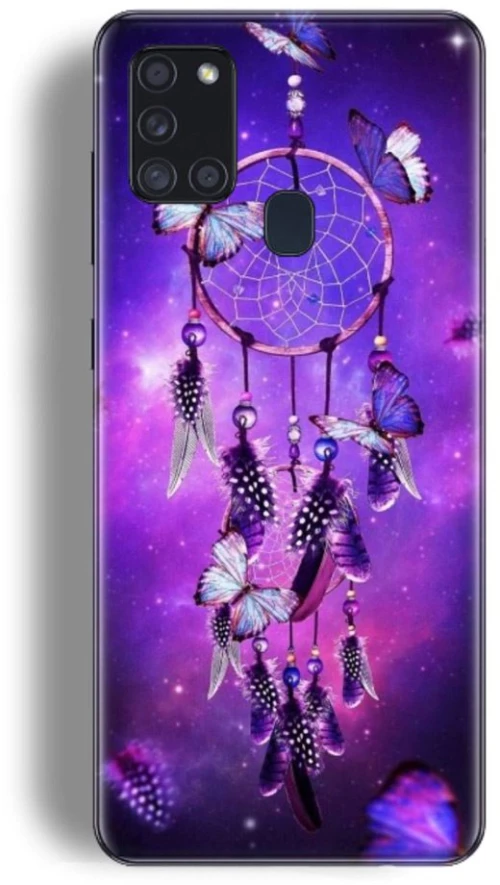 Dream Catcher Silicone case Θήκη για Samsung Galaxy A21S purple