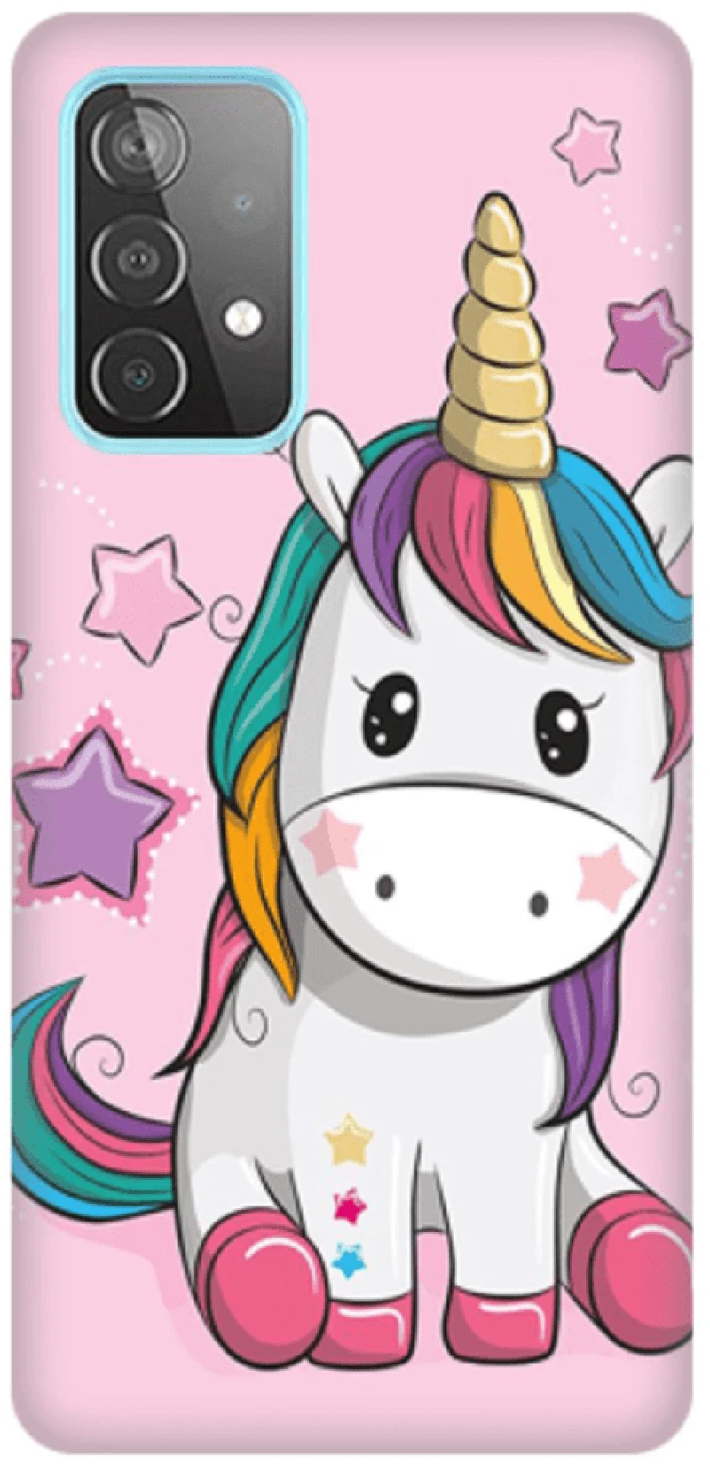 Baby Unicorn Silicone case Θήκη για Samsung Galaxy A33 5G pink