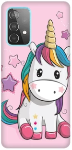 Baby Unicorn Silicone case Θήκη για Samsung Galaxy A33 5G pink