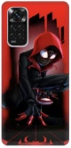 Miles Morales Spiderman Silicone case Θήκη για Xiaomi Redmi Note 11 4G red