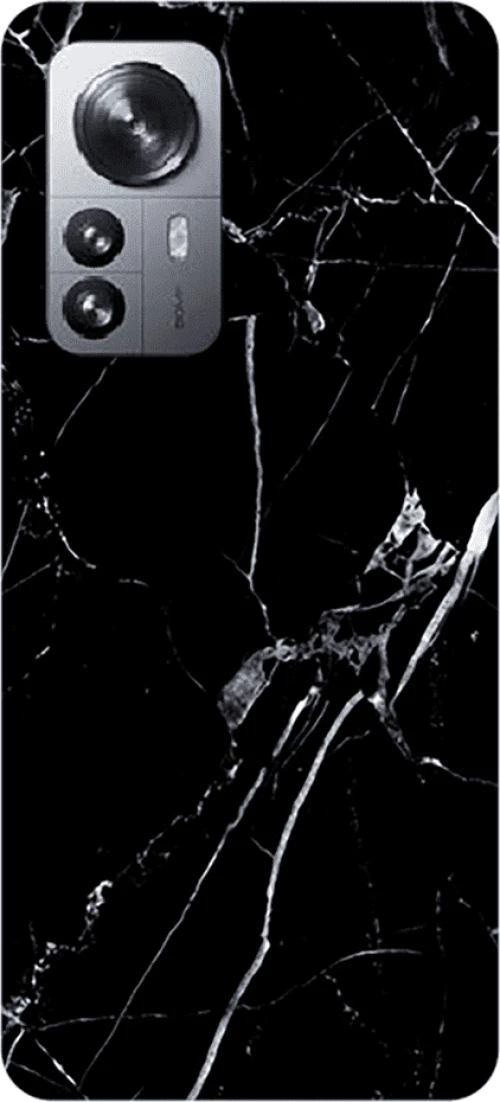 Marble Silicone case Θήκη για Xiaomi 12 5G black