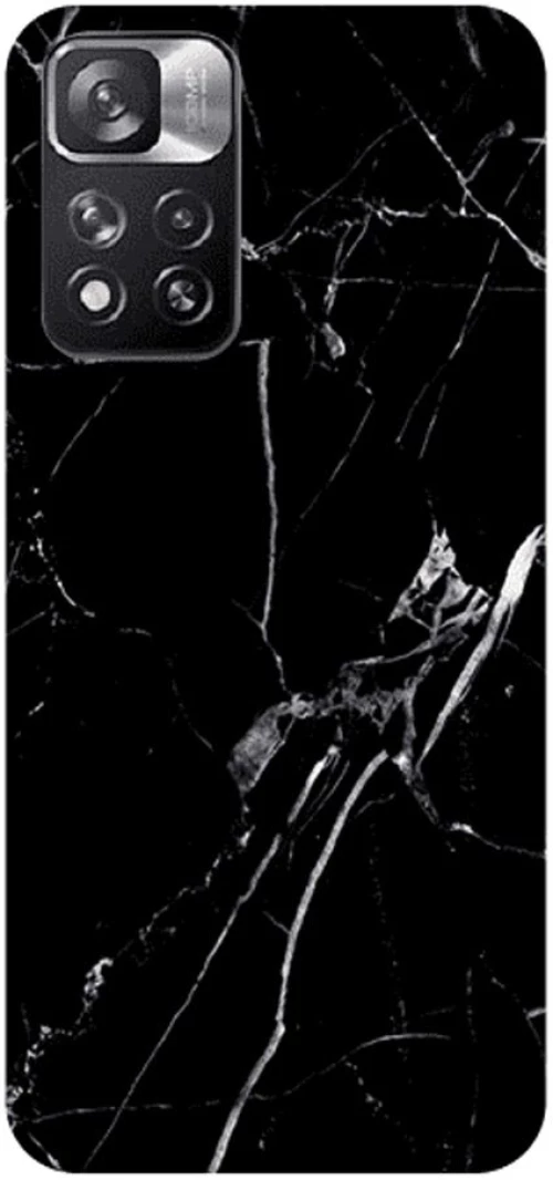 Marble Silicone case Θήκη για Xiaomi Redmi Note 11 Pro+ (Plus) black