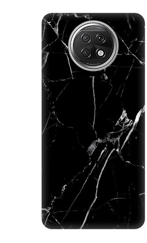 Marble Silicone case for Honor 50 Lite / Nova 8i black