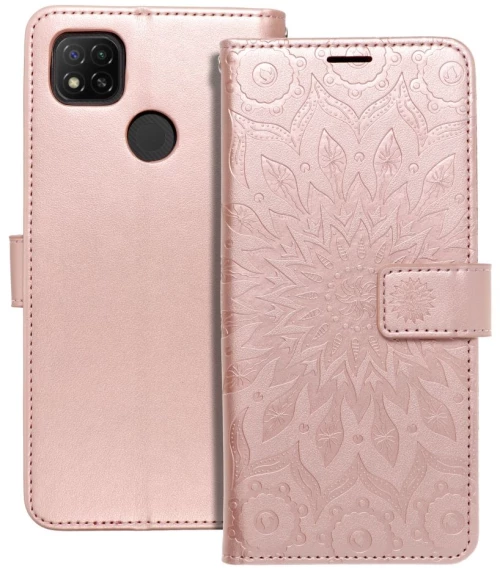 Forcell MEZZO Book case for XIAOMI Redmi 9C / 9C NFC mandala rose gold*