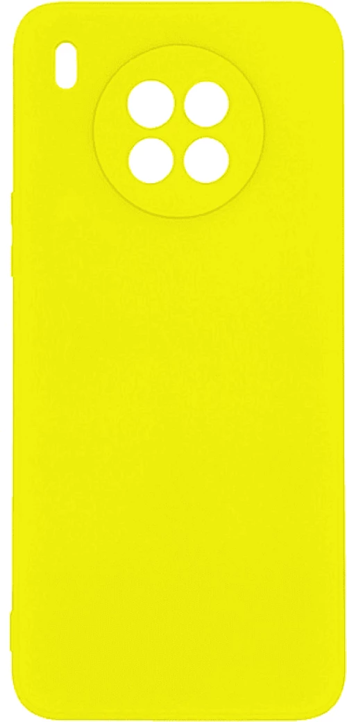 Silicone Case back cover for Honor 50 Lite / Nova 8i yellow neon*