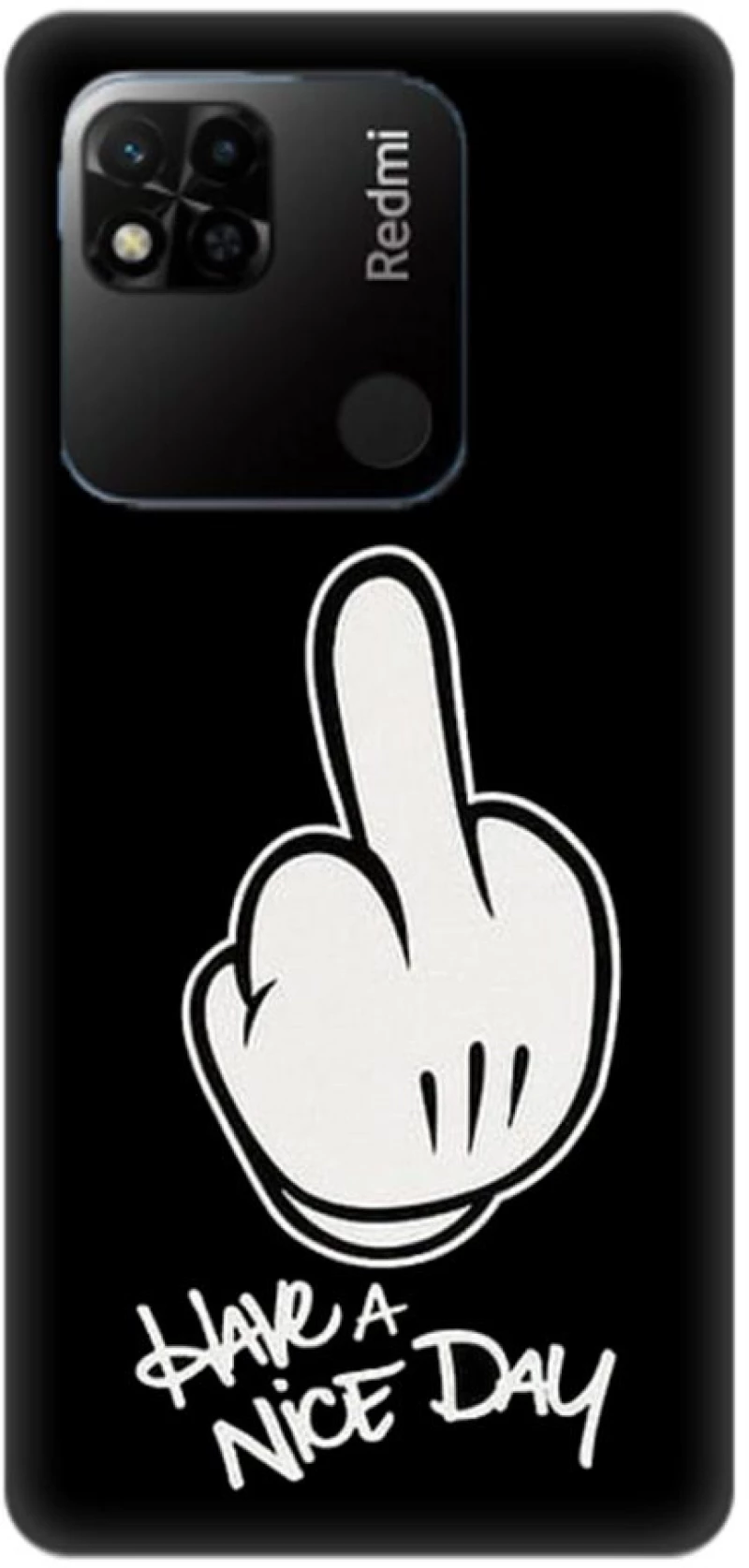 Have A Nice Day Silicone case Θήκη για Xiaomi Redmi 10A Black