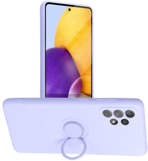 Forcell SILICONE RING Case Θήκη για SAMSUNG Galaxy A52 5G / A52 LTE ( 4G ) / A52S violet*