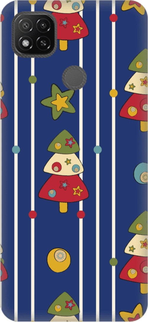 Silicone case Christmas Edition Θήκη για Xiaomi Redmi 9C style 12 blue