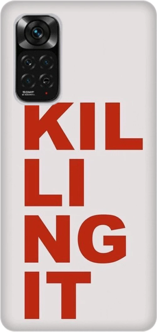 killing it Silicone case Θήκη για Xiaomi Redmi Note 11/11S 4G red