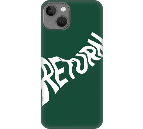 return eco Silicone case Θήκη για iPhone 13 green