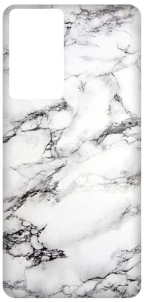 Marble Silicone case Θήκη για XiaomiPoco M5s white