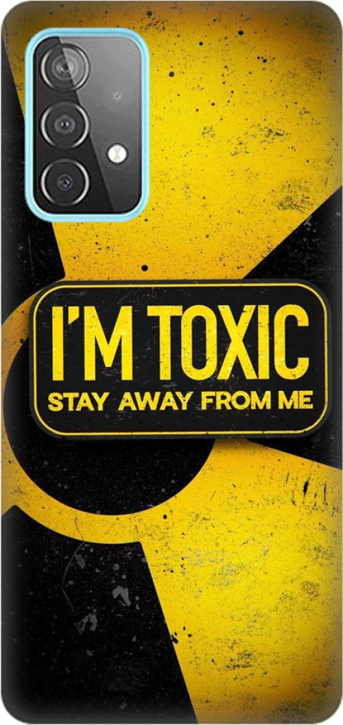 i'm toxic Silicone case Θήκη για Samsung Galaxy A13 4G yellow
