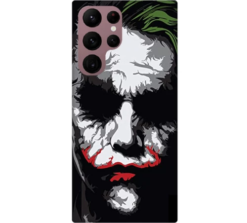 Joker Silicone case θήκη για Galaxy S23 Ultra black