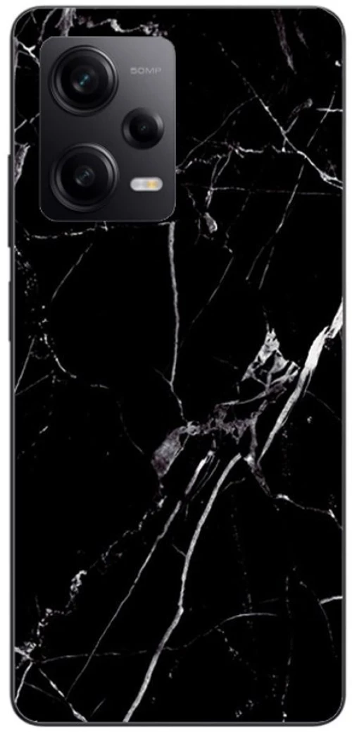 Marble Silicone Case θήκη για Xiaomi Redmi note 12 pro 5g black