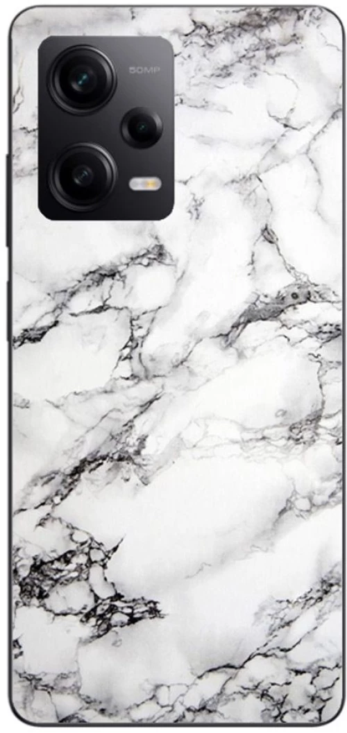 Marble Silicone Case θήκη για Xiaomi Poco X5 white