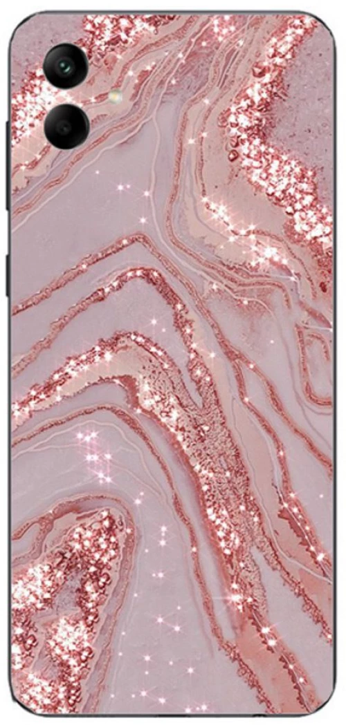 Marble Silicone Case θήκη για Samsung Galaxy A04 pink
